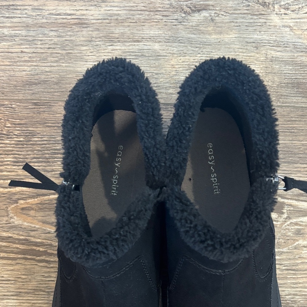 Easy Spirit Black Verry 2 Fur Lined Bootie Women's Size 10 - Picture 3 of 10